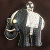 Black bling elephant